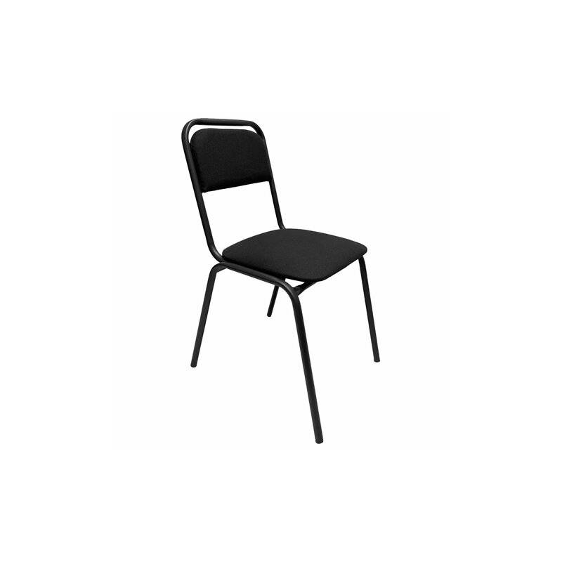 Стул для посетителей РС42, черный каркас, ткань черная главное фото