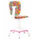 Кресло детское CH-W204/F мультиколор алфавит крестовина пластик подст.для ног пластик белый. Фото товара с разных ракурсов.