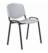 Стул STAFF "Iso Plast CF-009", черный каркас, пластик серый