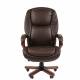 Кресло руководителя Сhairman 408, мультиблок, кожа+PU, коричневое. Фото товара с разных ракурсов.