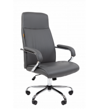 Кресло руководителя Chairman CH425 экокожа, серый