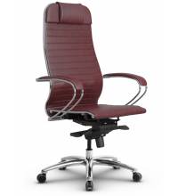 Кресло Samurai K-1.04 бордовая кожа