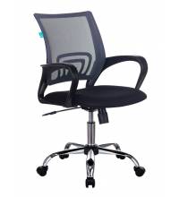 Кресло Бюрократ CH-695N/SL/DG/TW-11 темно-серый TW-04 сиденье черный TW-11 крестовина хром