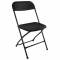 Стул складной для дома и офиса  "Golf CF-002", черный каркас, пластик черный, 531563 главное фото в маленьком размере