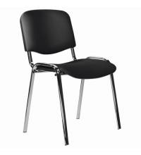 Стул STAFF "Iso Lite CF-008", хром, кожзам черный (Z-11)
