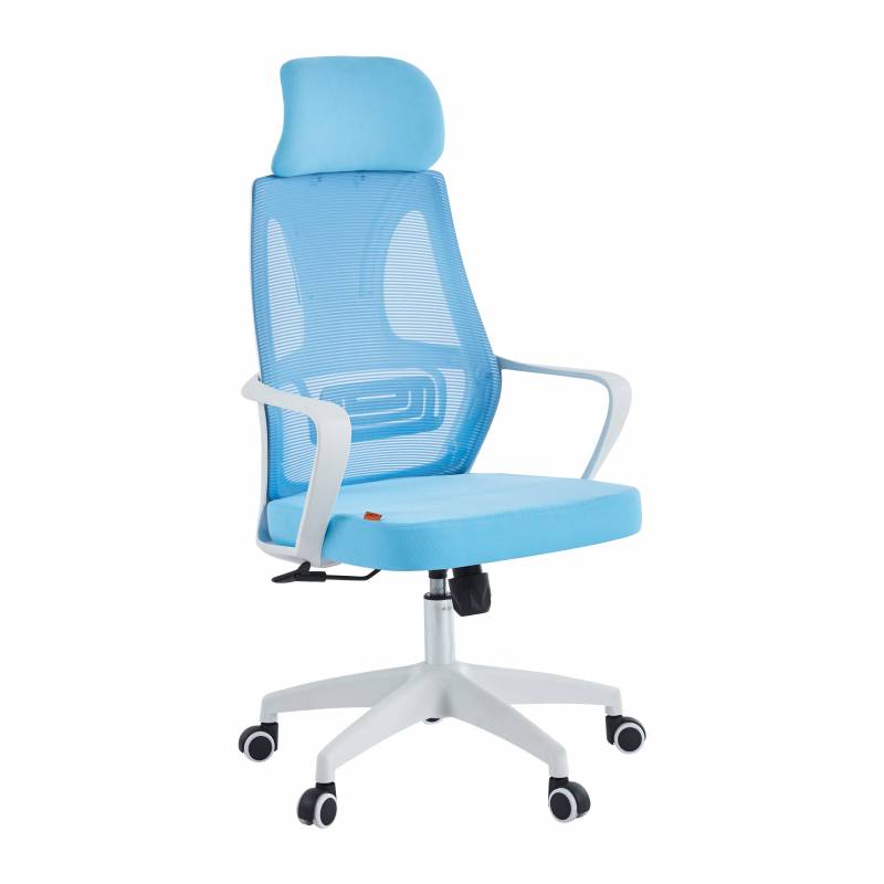 Кресло руководителя Chairman CH636 белый пластик, синий главное фото