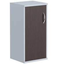 Шкаф колонка с глухой дверью СУ-3.1(L) Венге Магия/Металлик 406*365*823