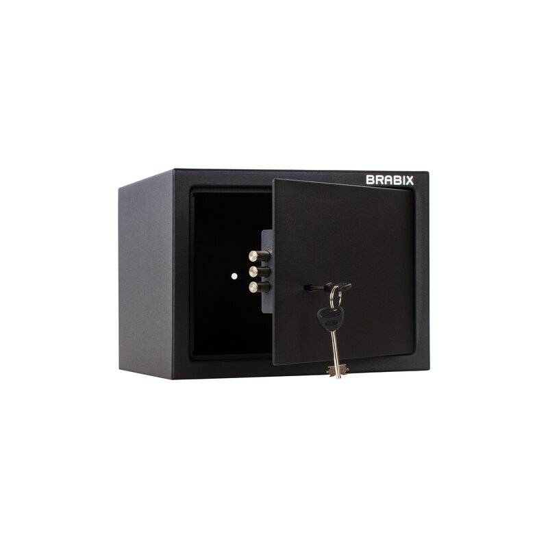 Сейф мебельный  "SF-230KL", 230х310х250 мм, ключевой замок, черный, 291146, S103BR211514 главное фото