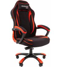 Игровое кресло Chairman game 28 Россия текстиль черно-красный