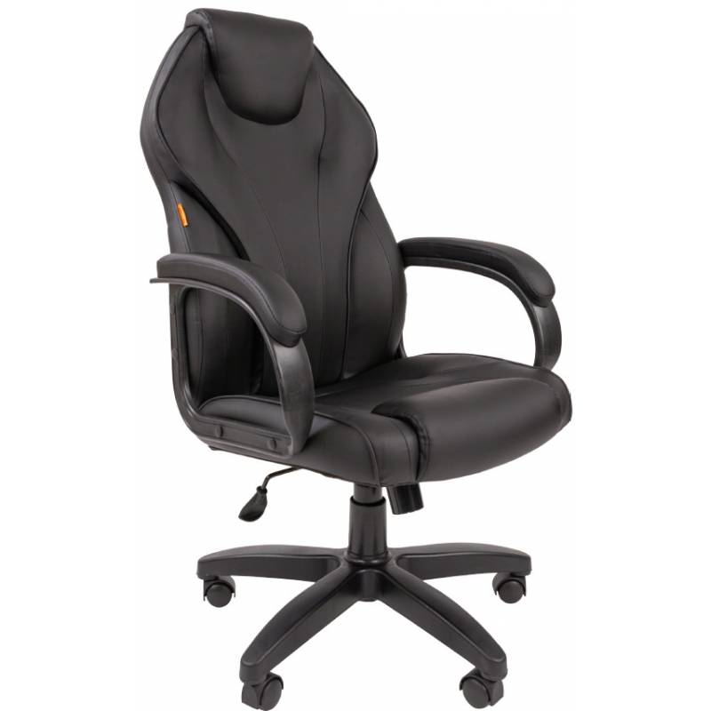 Кресло руководителя CHAIRMAN 299 Черная Экокожа главное фото