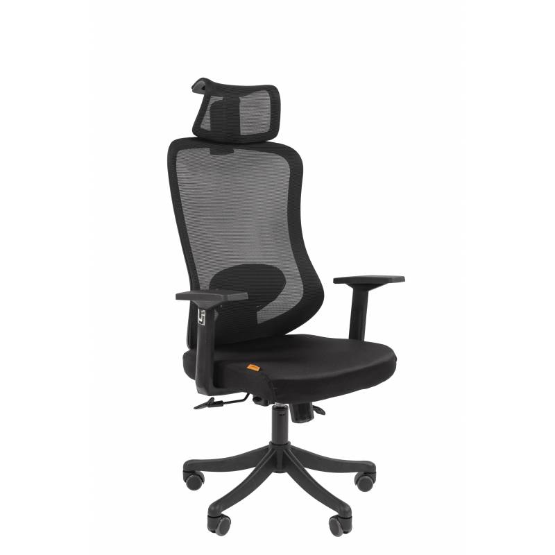 Кресло руководителя Chairman CH563 черный пластик, черный главное фото