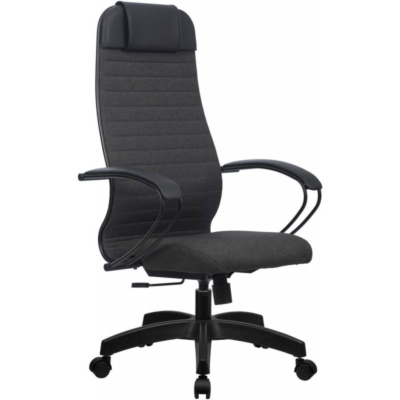 Кресло руководителя МЕТТА Комплект 27 серое (текстиль) главное фото