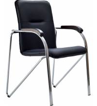 Стул Самба хром (черный)