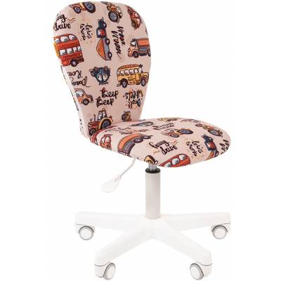Кресло chairman 105 kids Автобусы (ткань велюр)