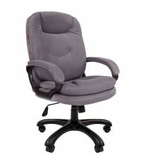 Кресло руководителя Chairman 668 Россия серое (ткань велюр)