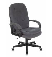 Кресло руководителя Бюрократ CH-868N Fabric серый Alfa 44 крестов. пластик