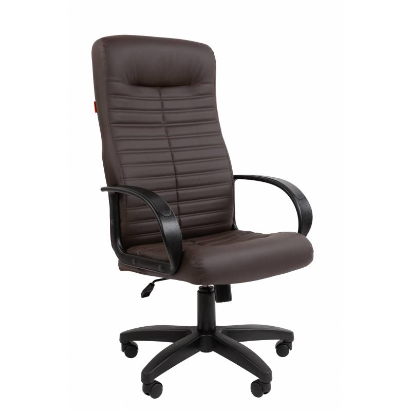 Кресло руководителя Chairman 480LT Россия экопремиум коричневый главное фото