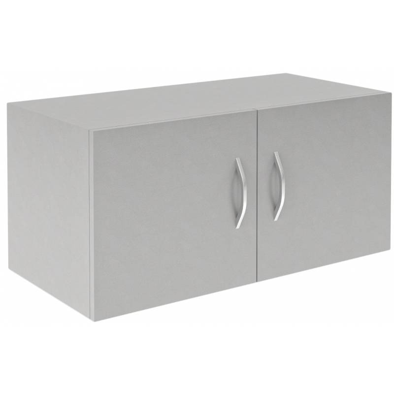 Антресоль широкая с глухими дверьми SA-770.1 Серый 770х375х370 главное фото