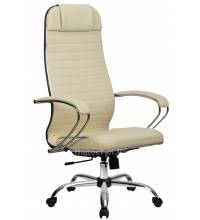 Эргономичное кресло руководителя Метта комплект 6 бежевое