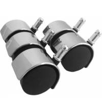 Упаковка роликов с хромированными вставками (5шт)