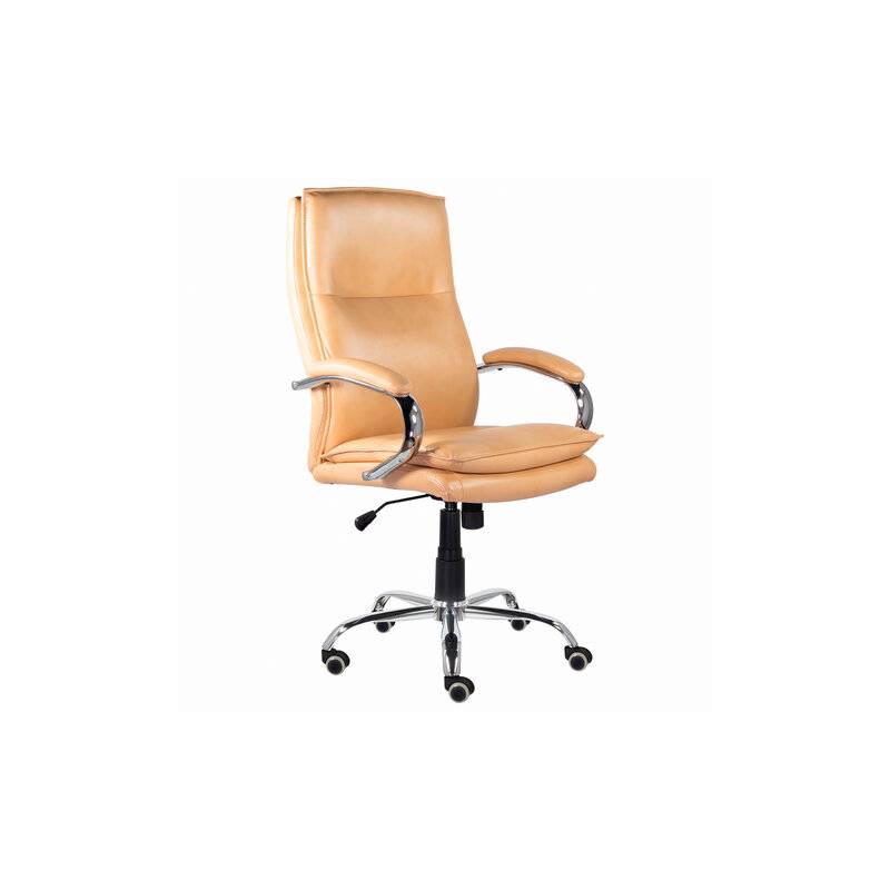 Кресло руководителя PREMIUM Cuba EX-542, экокожа, бежевое главное фото