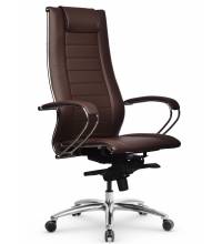 Кресло Samurai Lux 2 (коричневая перфорированная кожа)