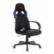 Кресло игровое Бюрократ ZOMBIE RUNNER черный/синий текстиль/эко.кожа крестовина пластик главное фото в маленьком размере