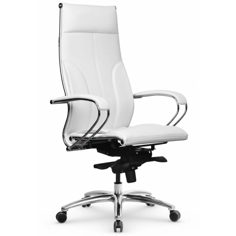 Кресло Samurai Lux (белая перфорированная кожа) главное фото