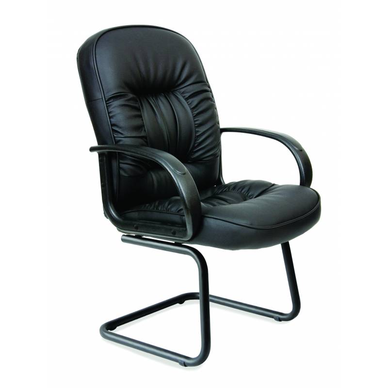 Офисное кресло Chairman 416V Россия ЭКО черный глянец главное фото