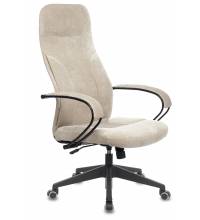 Кресло руководителя Бюрократ CH-608Fabric песочный Light-21 крестов. пластик