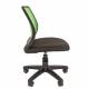 Кресло chairman 699 без подлокотников (черно-зеленый текстиль + сетка). Фото товара с разных ракурсов.