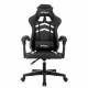 Игровое кресло  "Shooter GM-123", 2 подушки, экокожа, черное/белое, 533191. Фото товара с разных ракурсов.