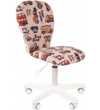 Кресло chairman 105 kids Автобусы (ткань велюр)