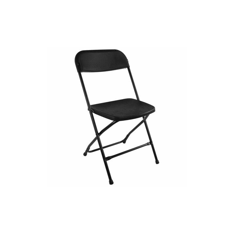 Стул складной для дома и офиса  "Golf CF-002", черный каркас, пластик черный, 531563 главное фото