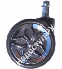 Ролик с хромированными вставками (звездочка)