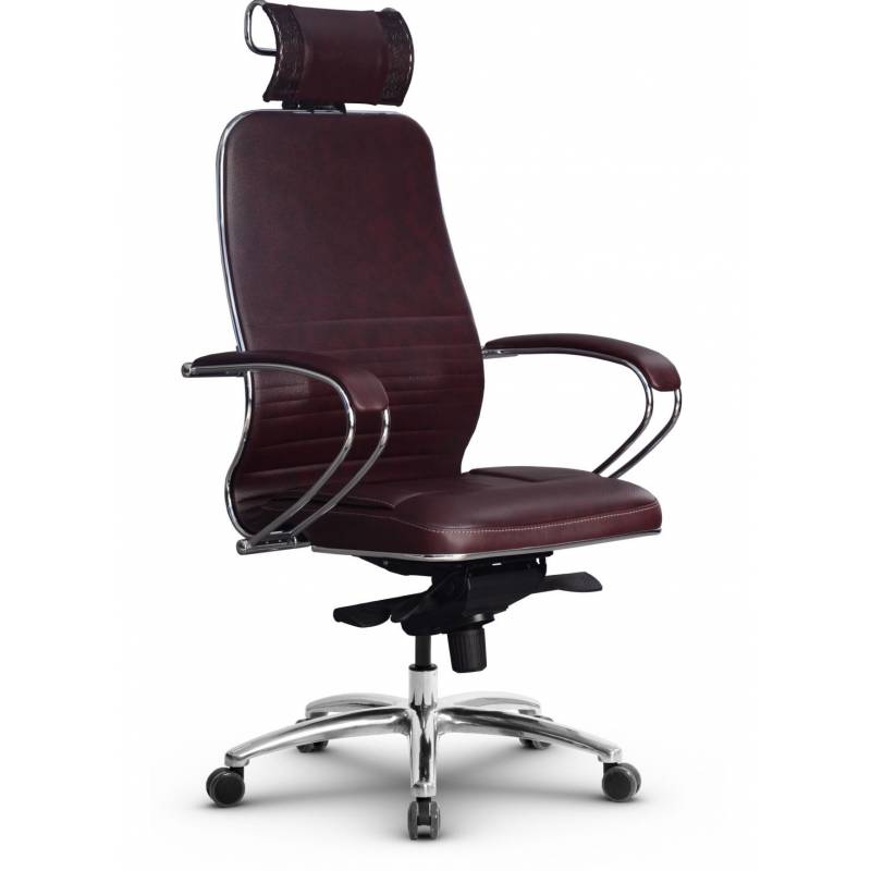 Кресло Samurai KL-2.04 бордовая кожа главное фото