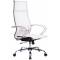 Кресло руководителя МЕТТА Комплект 7 хром белое (сетка) главное фото в маленьком размере