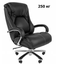 Кресло руководителя СHAIRMAN 402 (черная натуральная кожа)