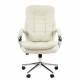Кресло руководителя Chairman 795 Россия кожа белая. Фото товара с разных ракурсов.
